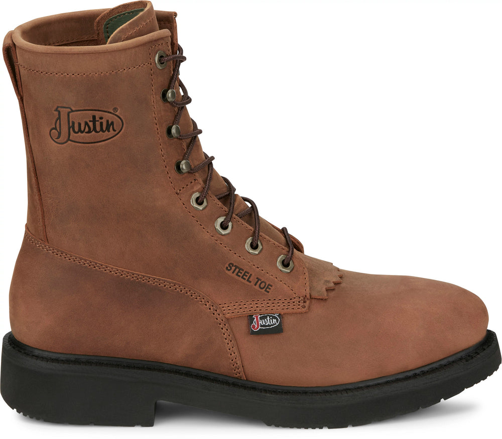 Livestock 8” Steel Toe ™ - Aged Brown (Brown)