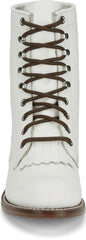 Mckean 7" Lace-Up Roper ™ - Vintage (White)