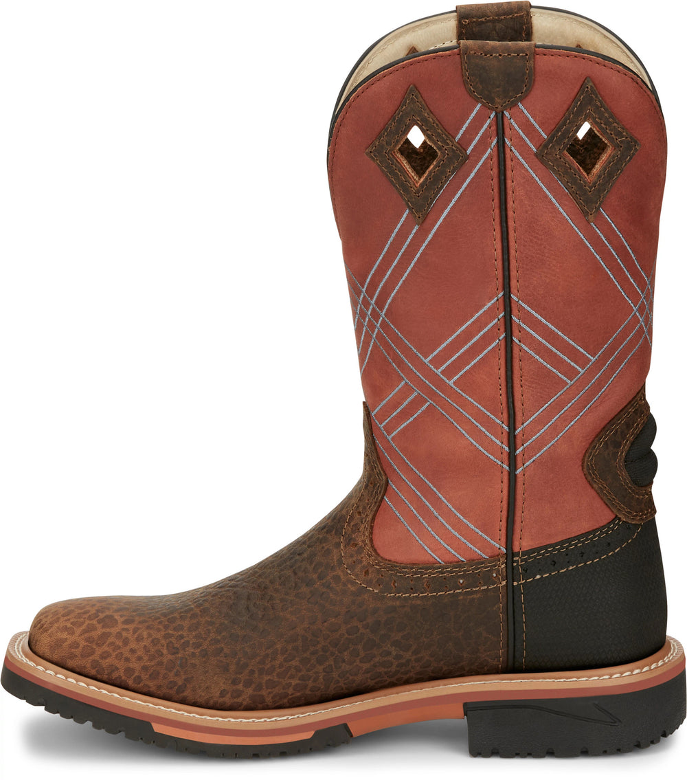 Dalhart 12" Waterproof Nano Comp Toe ™ - Pecan (Brown)