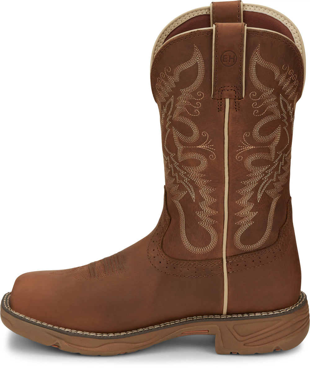 Rush 11" Women's Waterproof Work Boot ™ - Rustic Tan (Tan)