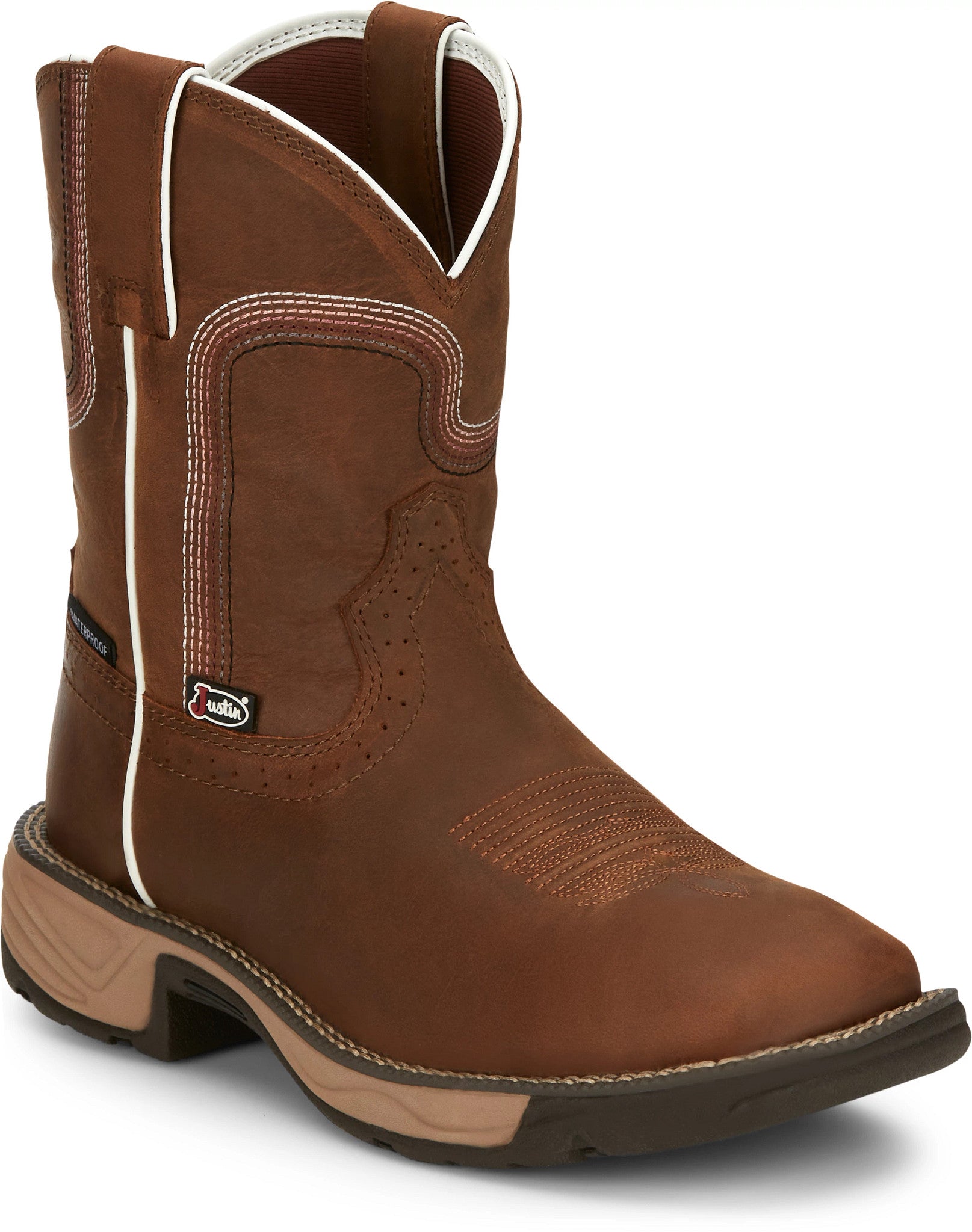8" Rush Waterproof Work Boot ™ - Cedar Brown (Brown)