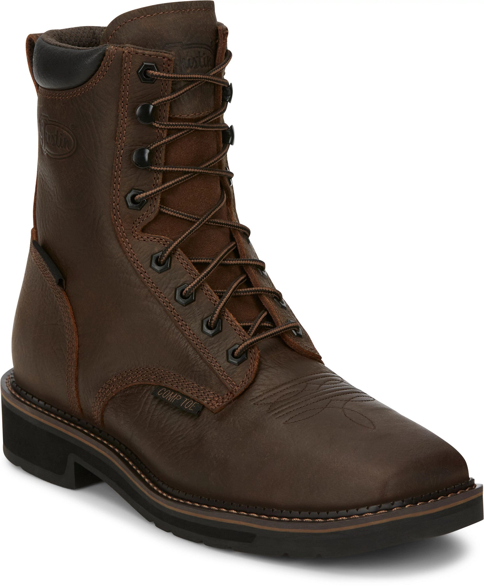 Driller 8" Waterproof Comp Toe ™ - Aged Bark (Brown)