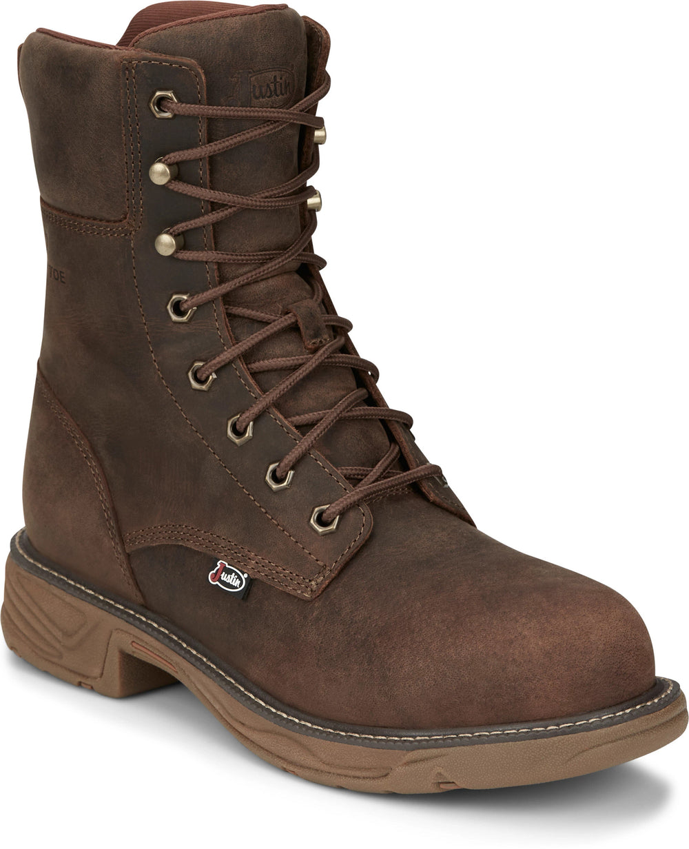 Rush 8" Lace UP Nano Comp Toe Waterproof ™ - Pecan Brown (Brown)