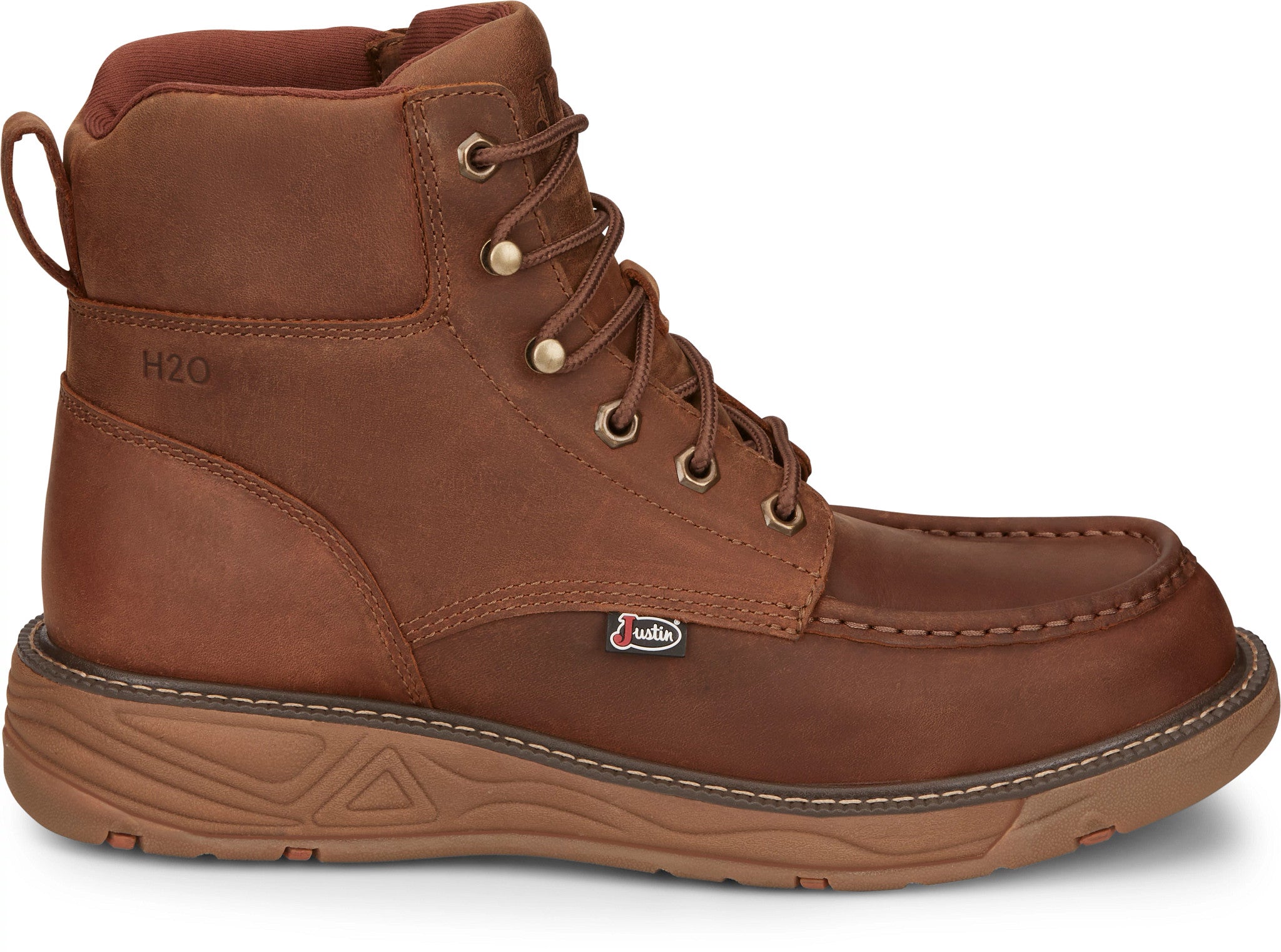 Rush 6" Waterproof Wedge ™ - Barley (Brown)