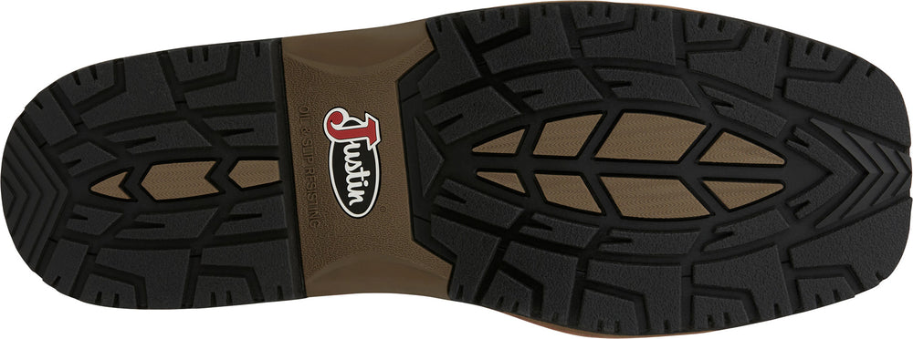 Derrickman 12" Comp Toe ™ - Brown Croc Print (Brown)