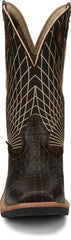 Derrickman 12" Comp Toe ™ - Brown Croc Print (Brown)