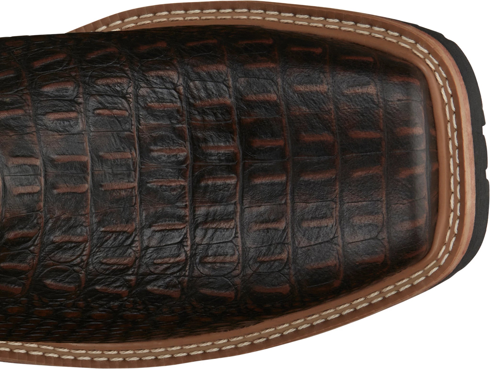 Derrickman 12" Comp Toe ™ - Brown Croc Print (Brown)
