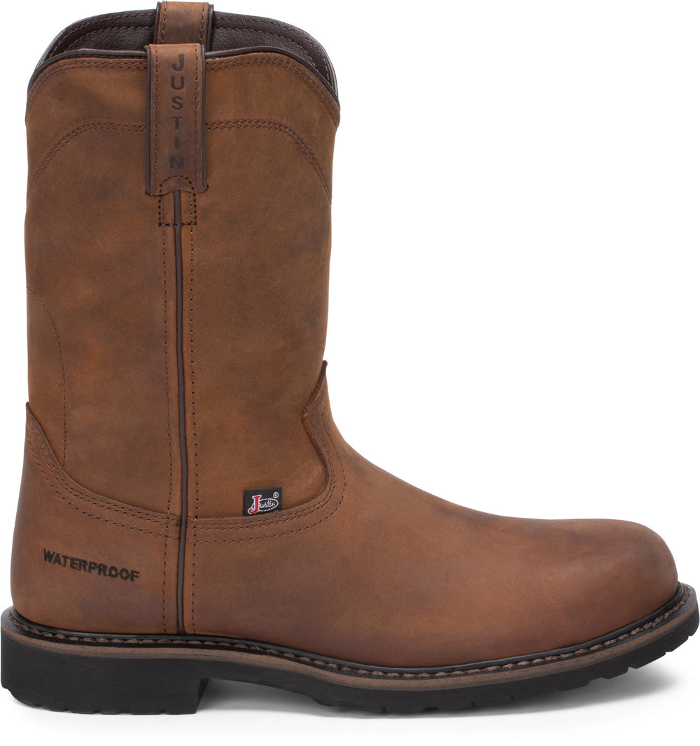 Drywall 10" Waterproof Steel Toe ™ - Whiskey (Brown)