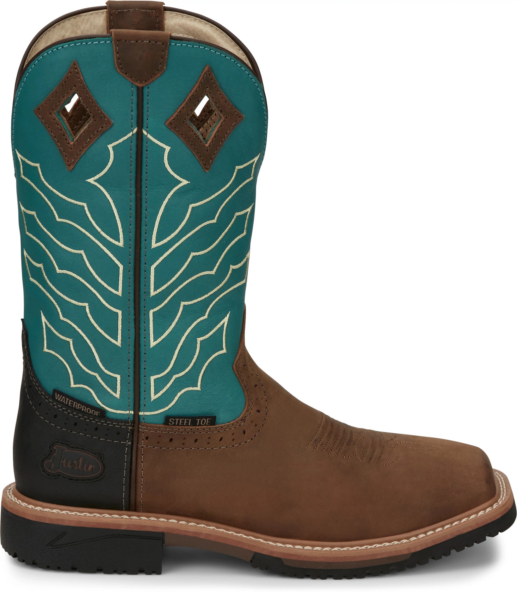 Derrickman 11" Waterproof Steel Toe ™ - Brown