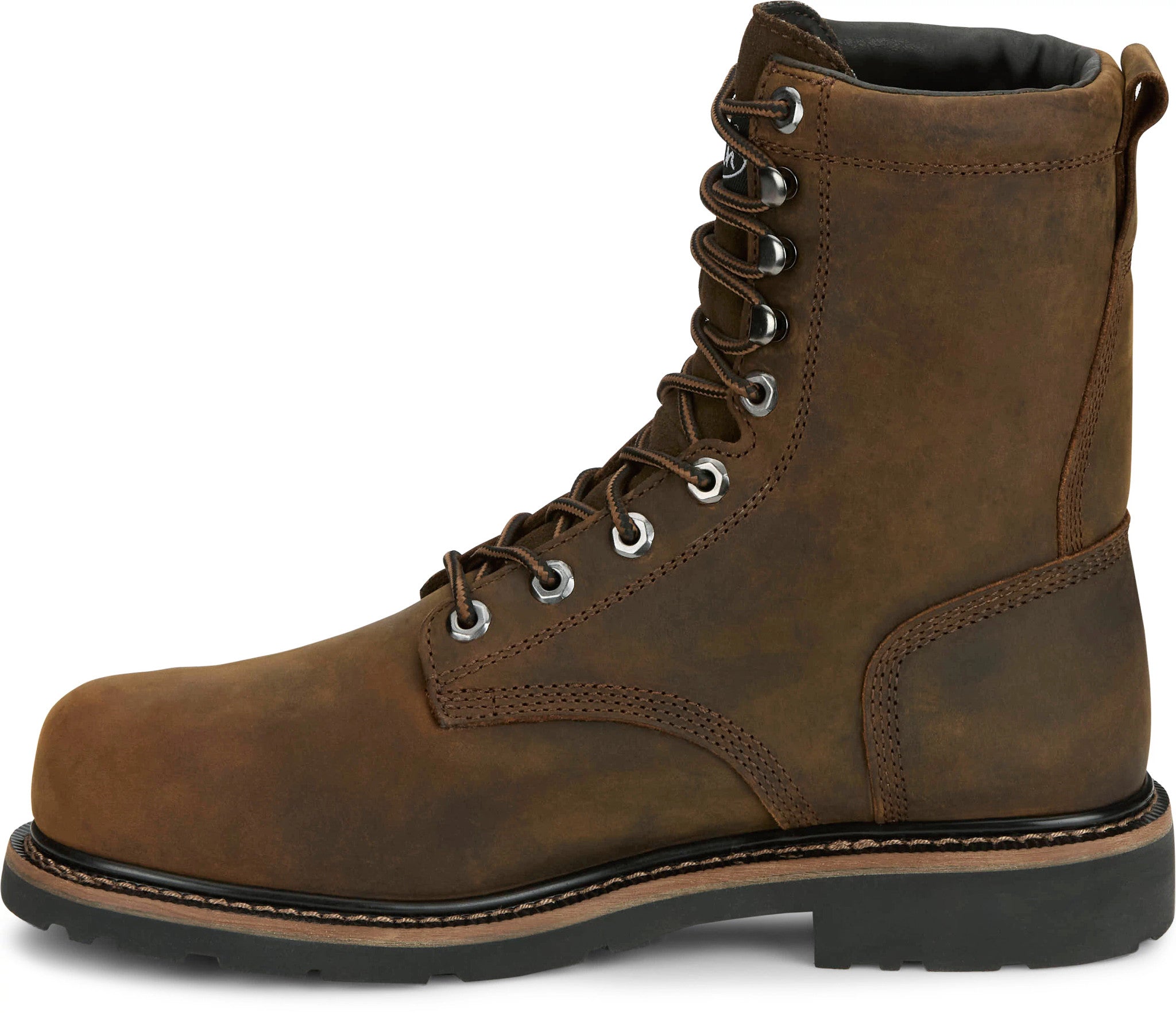 Pulley 8" Met Guard Waterproof Nano Comp Toe ™ - Whiskey (Brown)