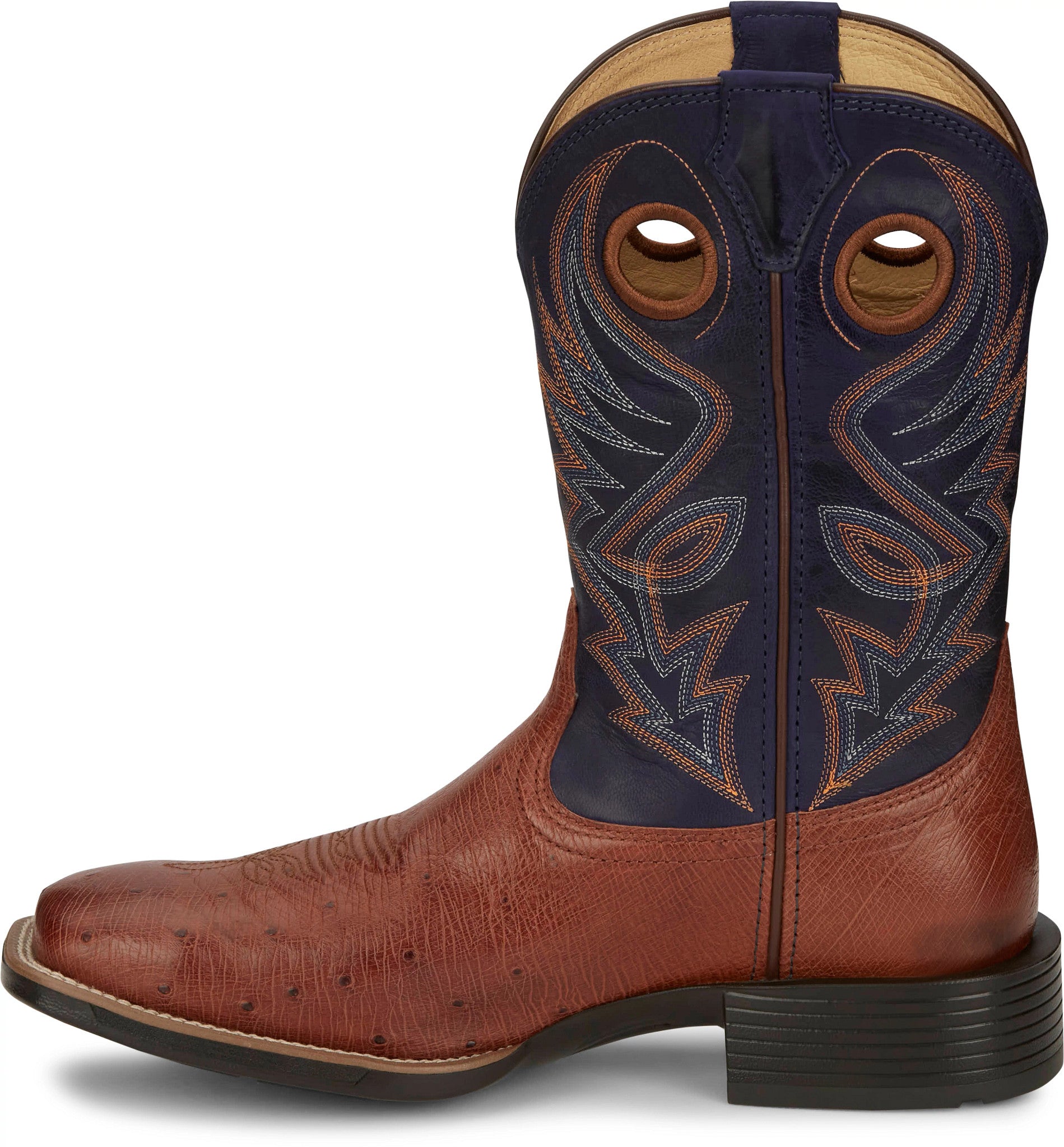 Roswell 11" Smooth Ostrich ™ - Brandy (Brown)