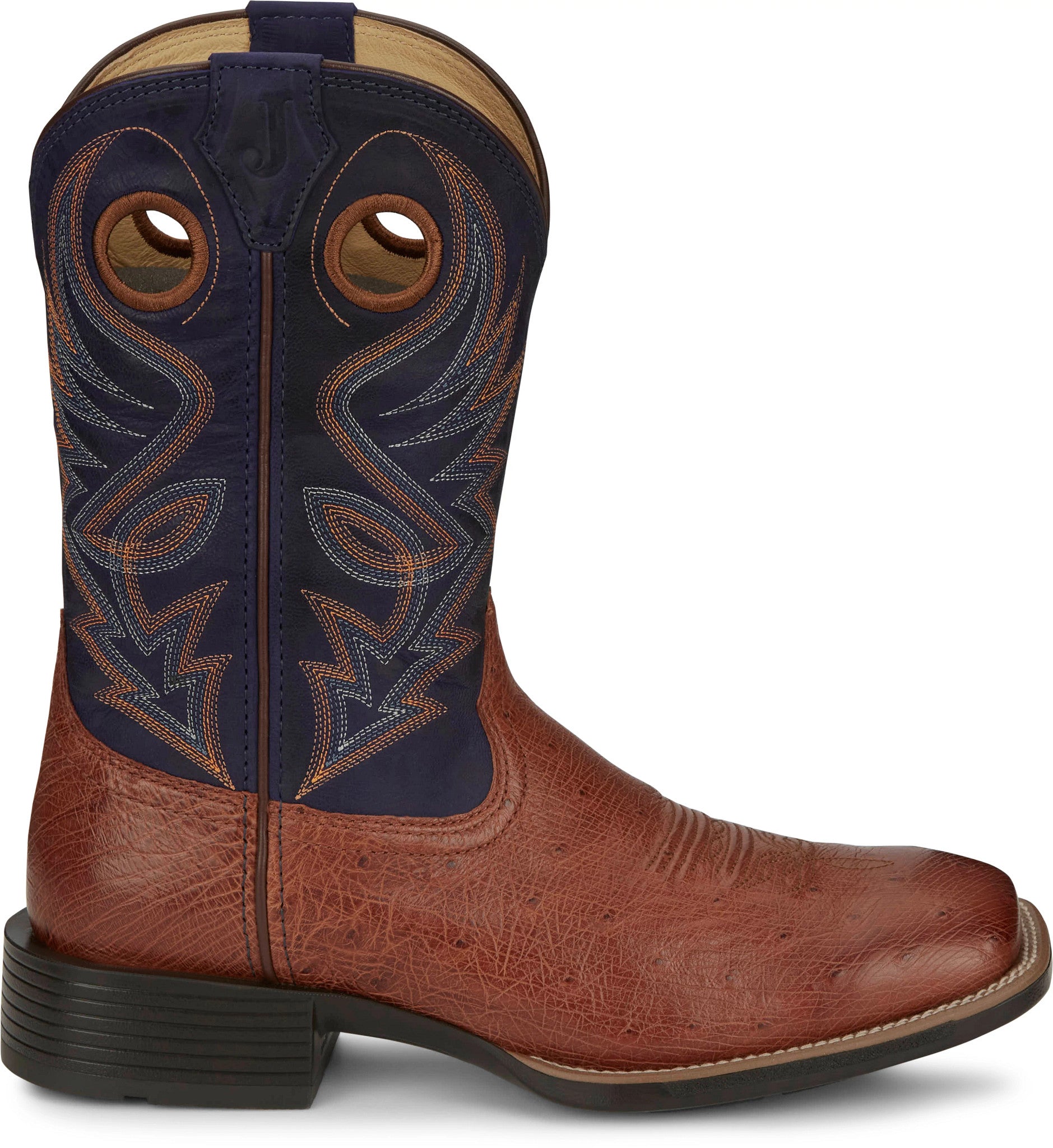 Roswell 11" Smooth Ostrich ™ - Brandy (Brown)