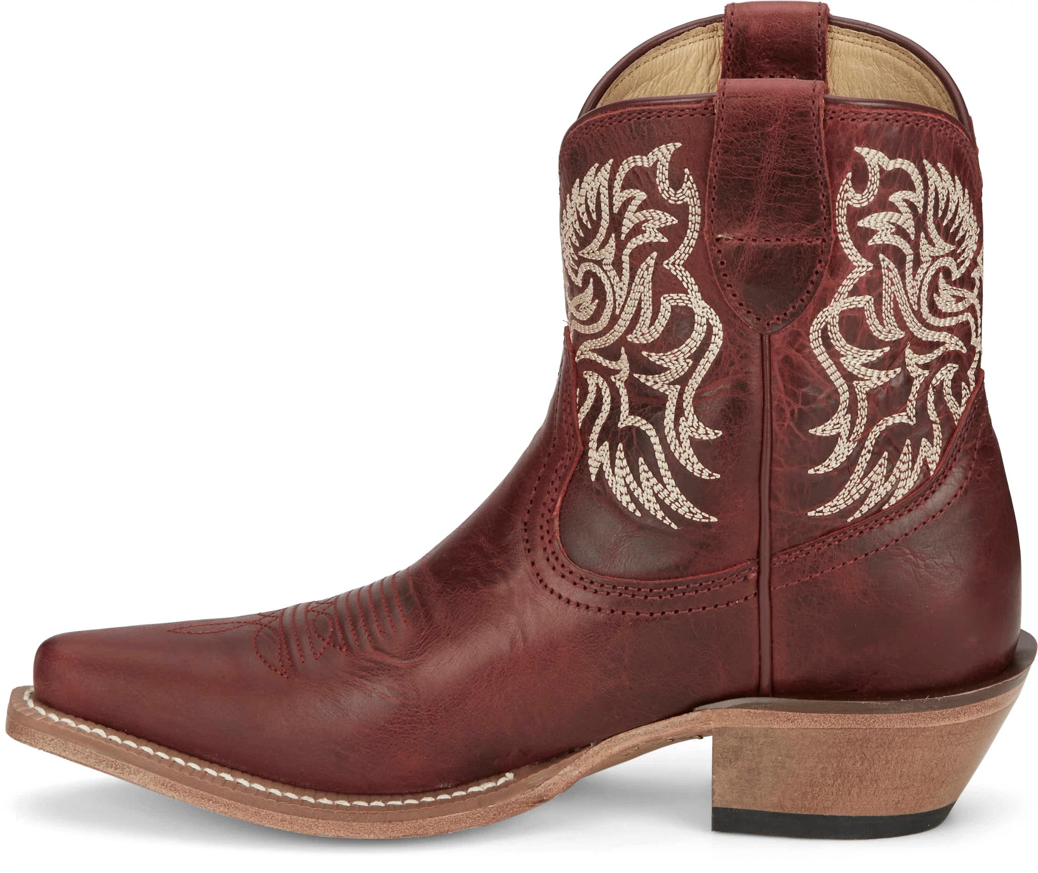 Isabella 7" Bootie ™ - Ruby (Red)
